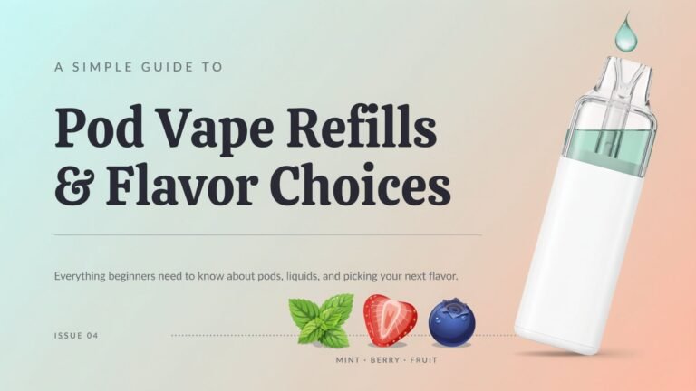 A Simple Guide to Pod Vape Refills and Flavor Choices